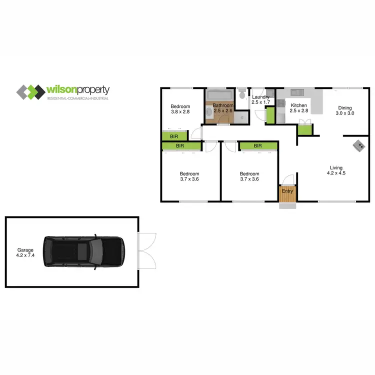 Floorplan of Homely house listing, 10 Dawson Street, Rosedale VIC 3847