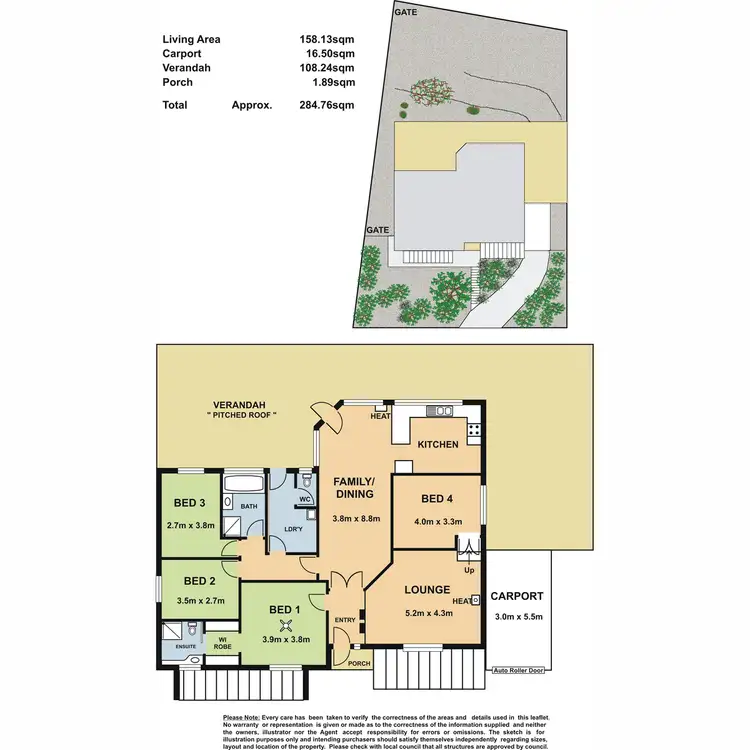 Floorplan of Homely house listing, 48 Greenridge Court, Wynn Vale SA 5127