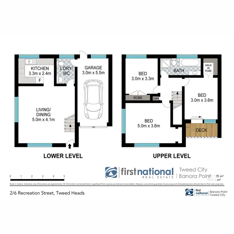 Floorplan of Homely townhouse listing, 2/6 Recreation Street, Tweed Heads NSW 2485