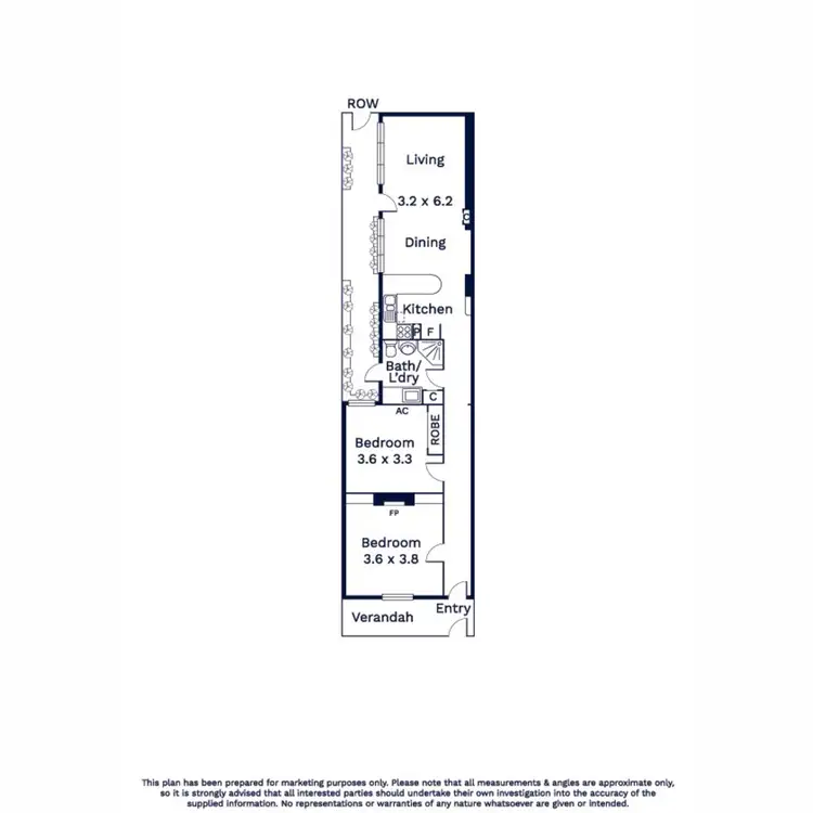 Floorplan of Homely house listing, 102 Melrose Street, North Melbourne VIC 3051