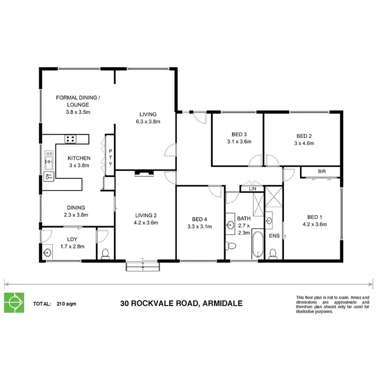 Floorplan of Homely house listing, 30 Rockvale Road, Armidale NSW 2350