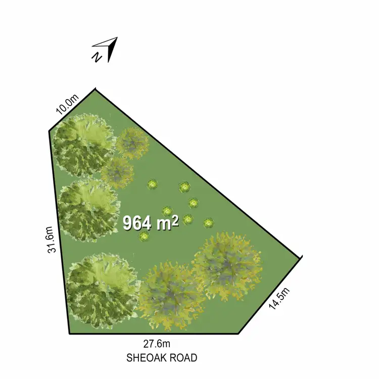Floorplan of Homely land listing, 4 Sheoak Road, Crafers West SA 5152