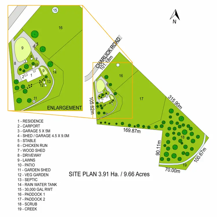 Floorplan of Homely house listing, 47 Charlick Road, Crafers West SA 5152