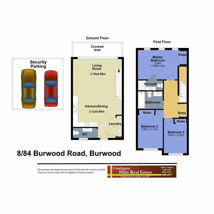 Floorplan of Homely townhouse listing, 8/84-86 Burwood Road, Croydon Park NSW 2133