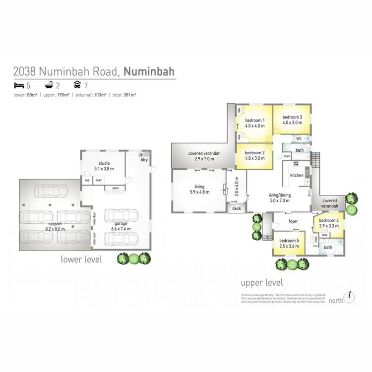 Floorplan of Homely rural property listing, 2038 numinbah Road, Numinbah NSW 2484