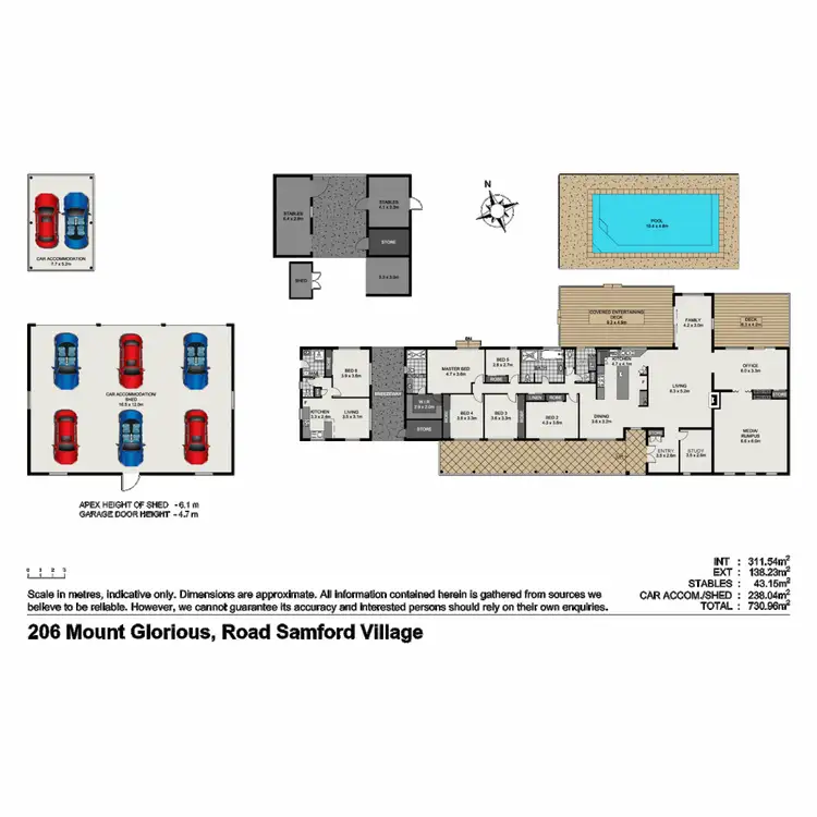 Floorplan of Homely house listing, 206 Mount Glorious Road, Samford Valley QLD 4520