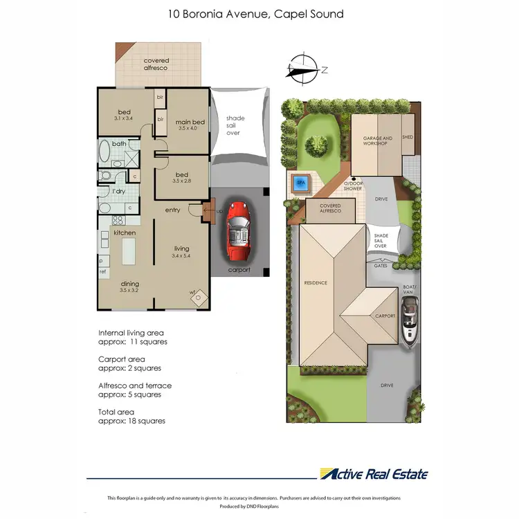Floorplan of Homely house listing, 10 Boronia Avenue, Capel Sound VIC 3940