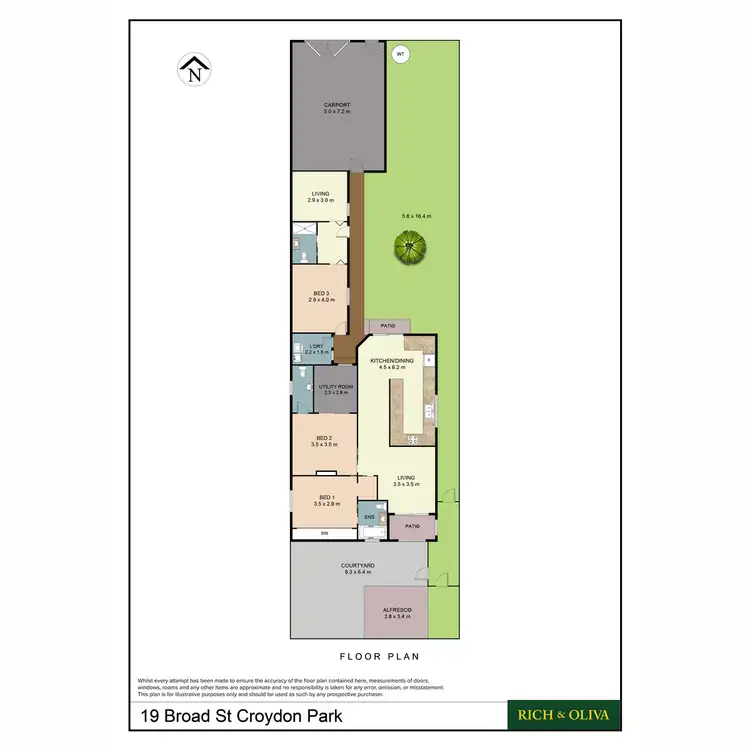 Floorplan of Homely house listing, 19 Broad Street, Croydon Park NSW 2133