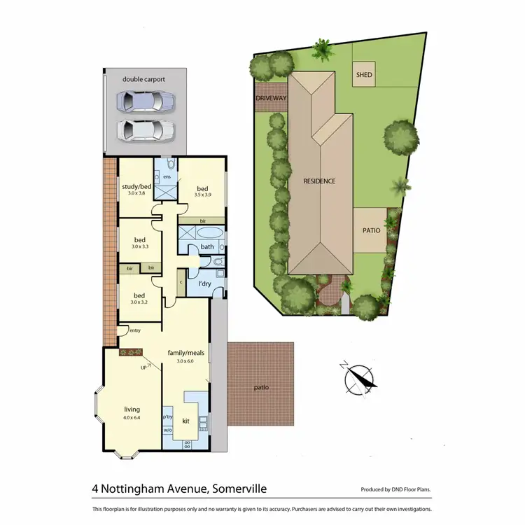Floorplan of Homely house listing, 4 Nottingham Avenue, Somerville VIC 3912