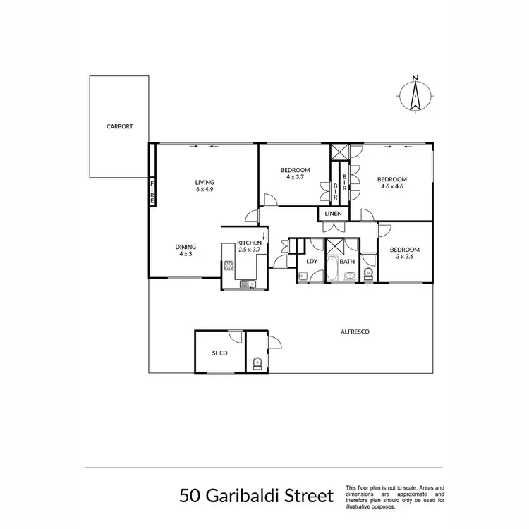 Floorplan of Homely house listing, 50 Garibaldi Street, Armidale NSW 2350
