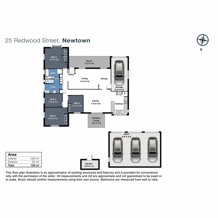Floorplan of Homely house listing, 25 Redwood Street, Newtown QLD 4350