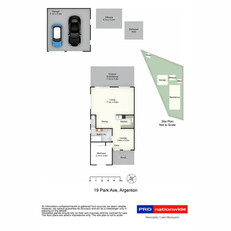 Floorplan of Homely house listing, 19 Park Avenue, Argenton NSW 2284
