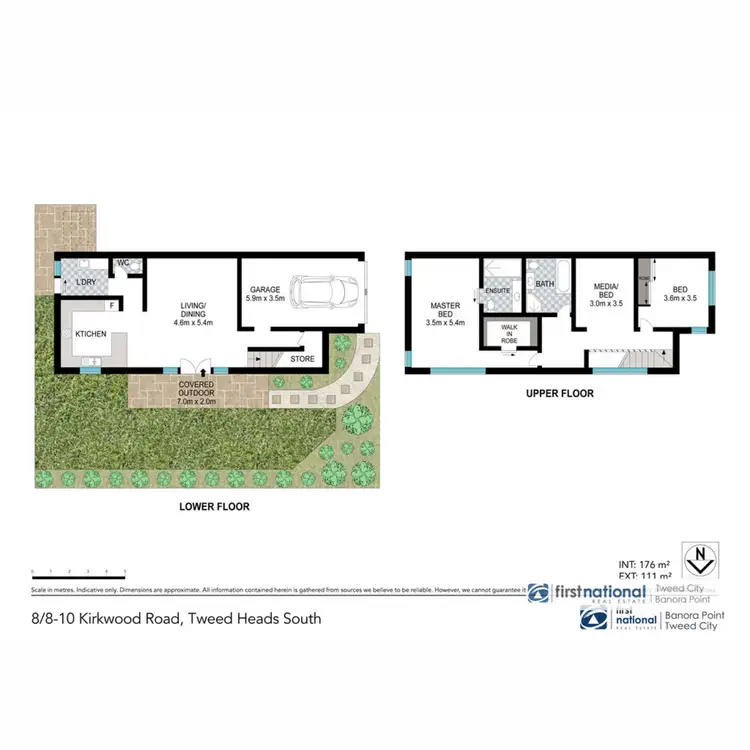 Floorplan of Homely townhouse listing, 8/8-10 Kirkwood Road, Tweed Heads South NSW 2486