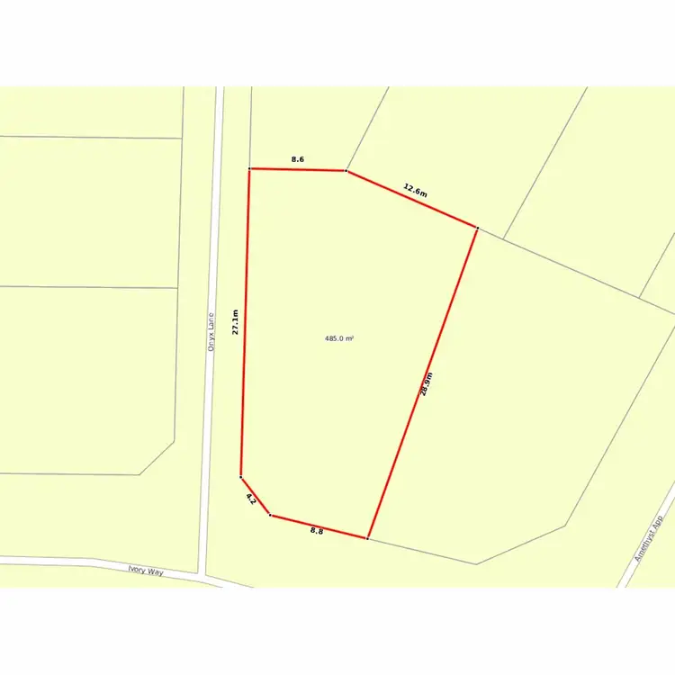 Floorplan of Homely land listing, 4 Ivory Way, Wellard WA 6170