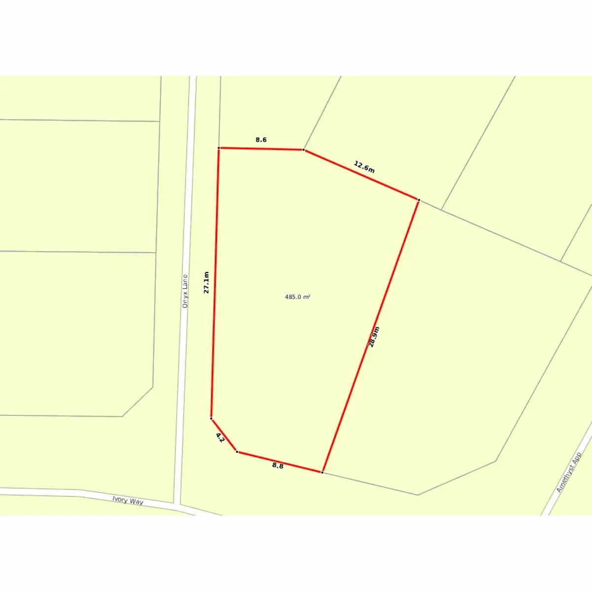 Floorplan of Homely land listing, 4 Ivory Way, Wellard WA 6170