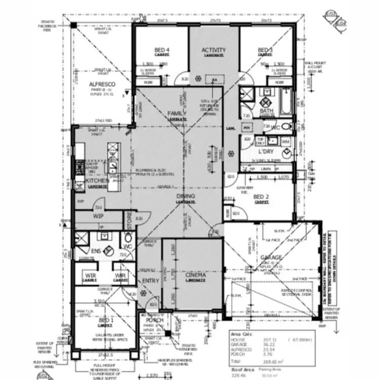 Floorplan of Homely house listing, 124 Alhambra Parkway, Landsdale WA 6065