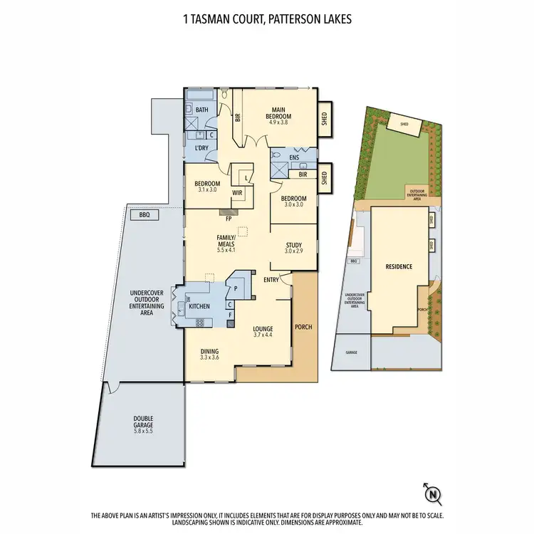 Floorplan of Homely house listing, 1 Tasman Court, Patterson Lakes VIC 3197