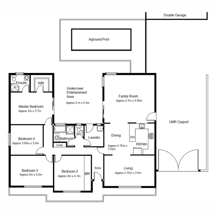 Floorplan of Homely house listing, 47 Mildred Street, Port Augusta West SA 5700
