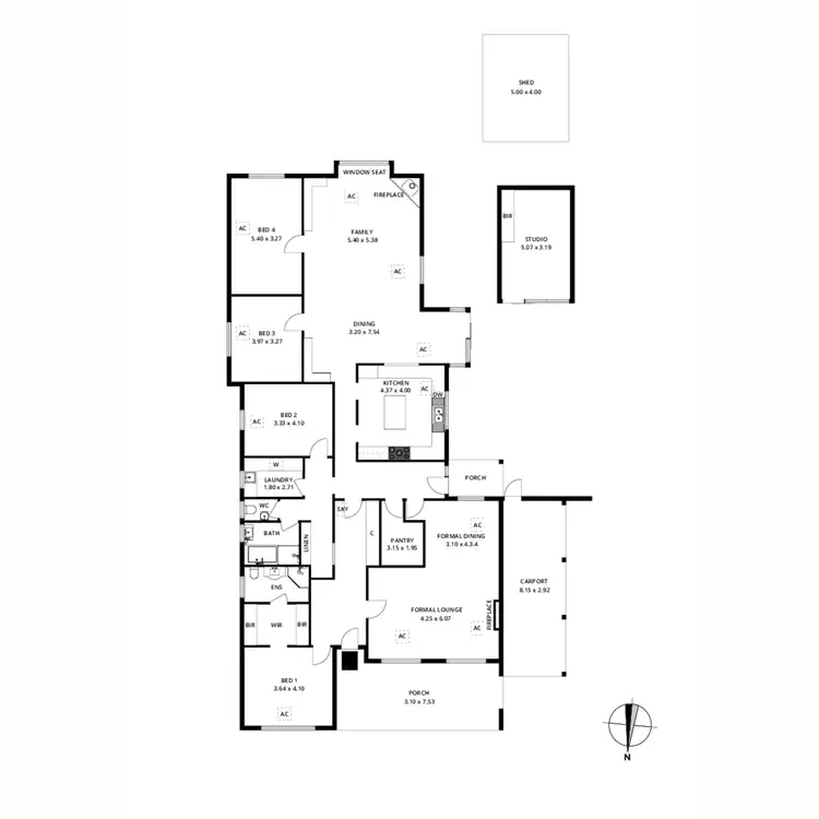 Floorplan of Homely house listing, 1A Churcher Street, Thorngate SA 5082