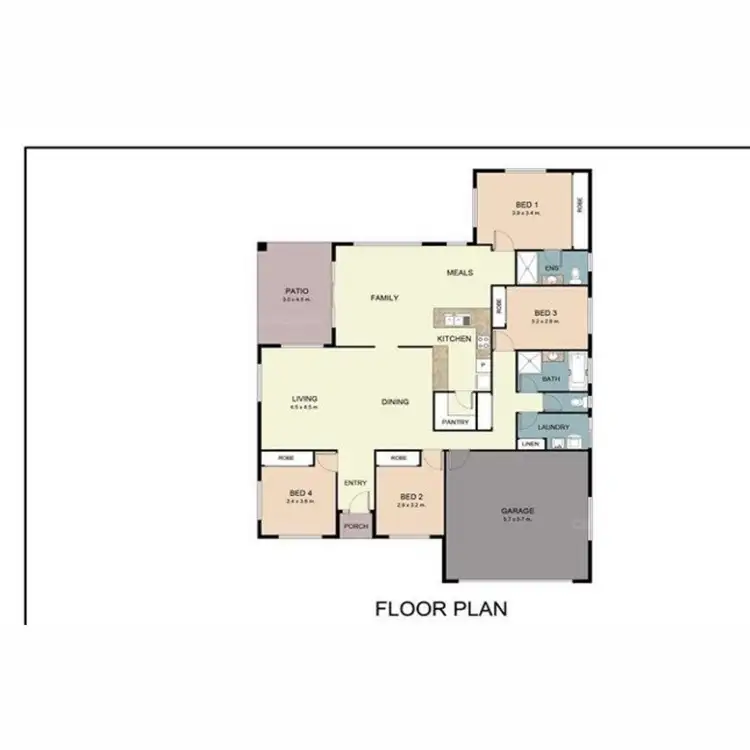 Floorplan of Homely house listing, 1 Rivervale Street, Ormeau QLD 4208