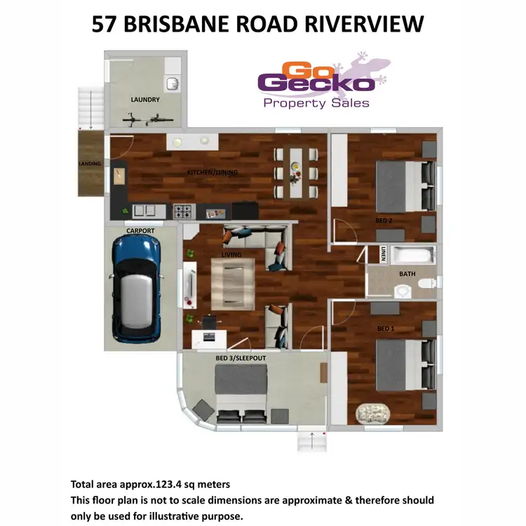Floorplan of Homely house listing, 57 Brisbane Road, Riverview QLD 4303