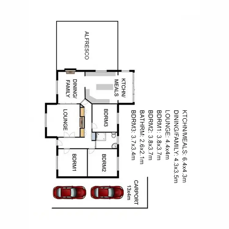 Floorplan of Homely house listing, 25 Macarthur Street, Sale VIC 3850
