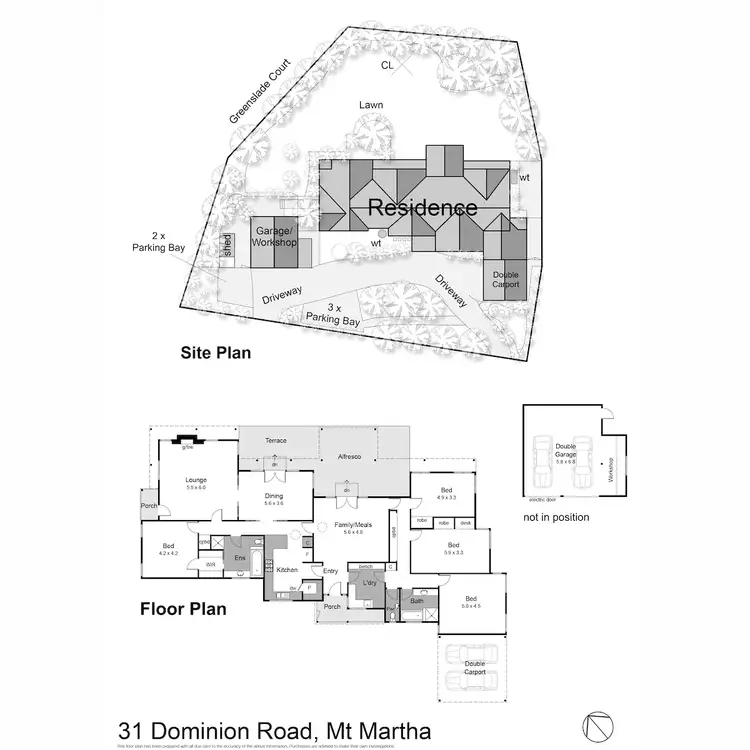 Floorplan of Homely house listing, 31 Dominion Road, Mount Martha VIC 3934