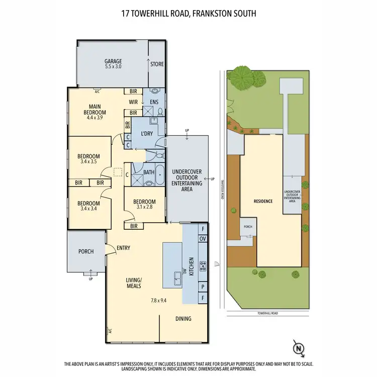 Floorplan of Homely house listing, 17 Towerhill Road, Frankston South VIC 3199