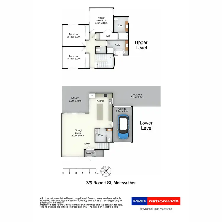 Floorplan of Homely townhouse listing, 3/6 Robert Street, Merewether NSW 2291
