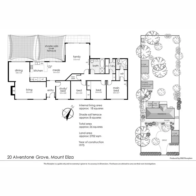 Floorplan of Homely house listing, 20 Alverstone Grove, Mount Eliza VIC 3930