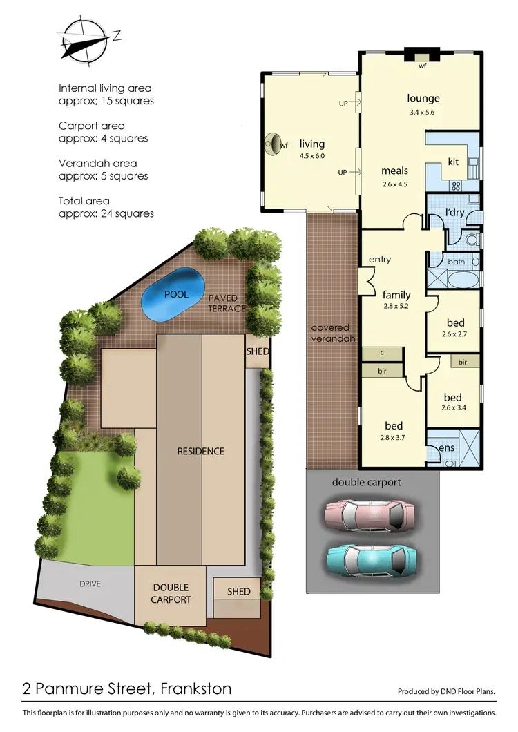 Floorplan of Homely house listing, 2 Panmure Street, Frankston VIC 3199