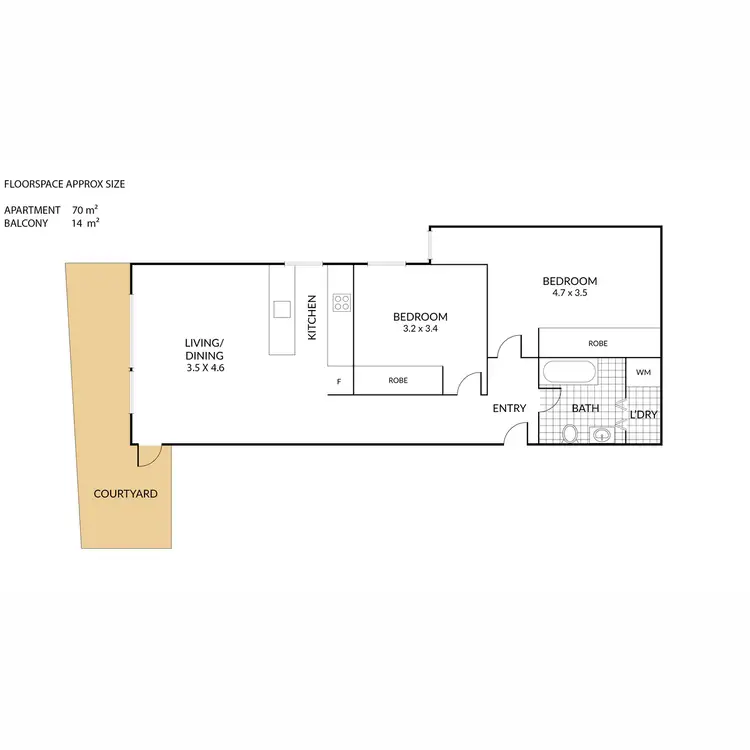 Floorplan of Homely apartment listing, 6/1142B Nepean Highway, Highett VIC 3190