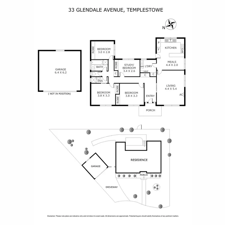 Floorplan of Homely house listing, 33 Glendale Avenue, Templestowe VIC 3106