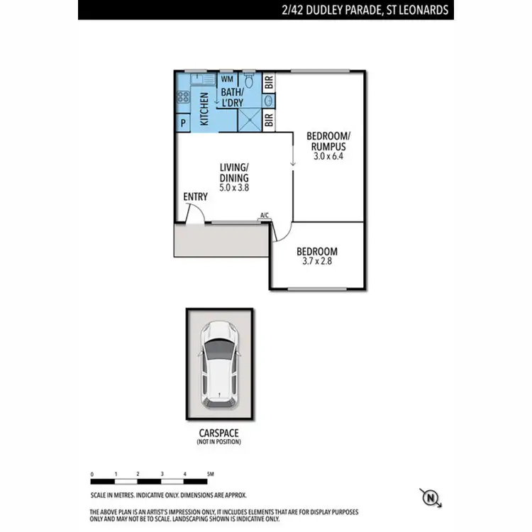 Floorplan of Homely apartment listing, 2/42 Dudley Parade, St Leonards VIC 3223