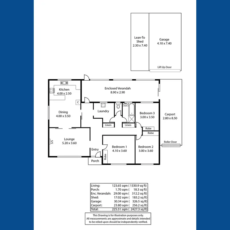 Floorplan of Homely house listing, 1 Kelly Street, Balaklava SA 5461