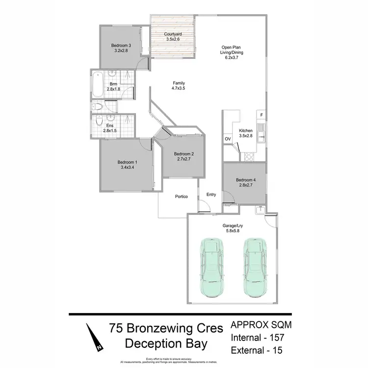 Floorplan of Homely house listing, 75 Bronzewing Crescent, Deception Bay QLD 4508
