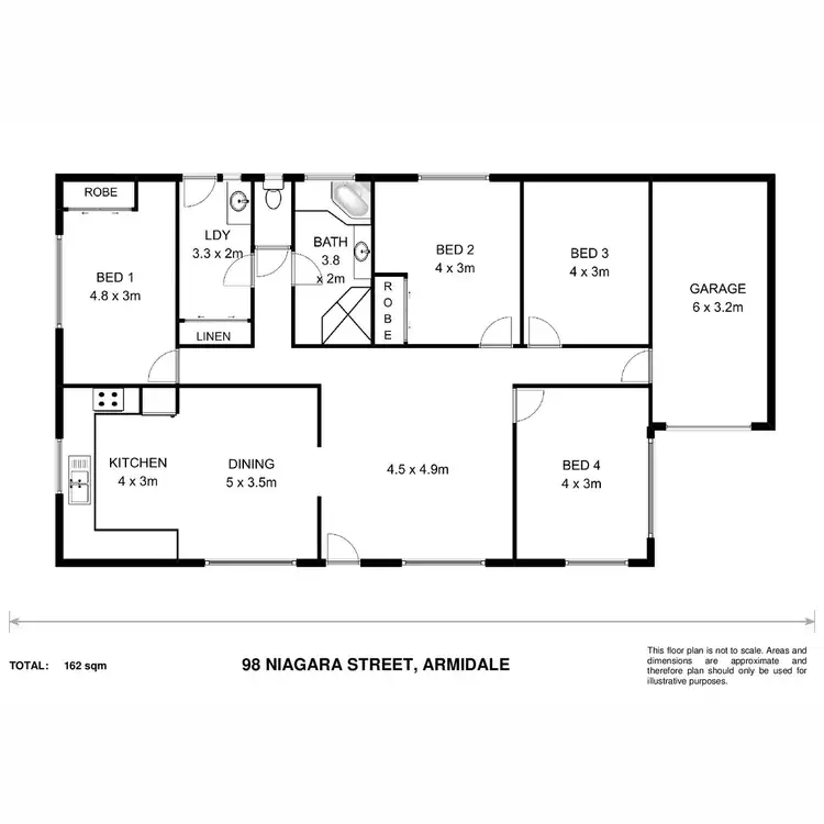 Floorplan of Homely house listing, 98 Niagara Street, Armidale NSW 2350