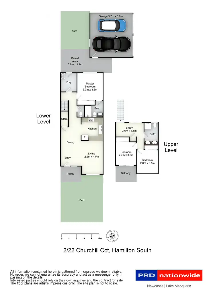 Floorplan of Homely townhouse listing, 2/22 Churchill Circuit, Hamilton South NSW 2303