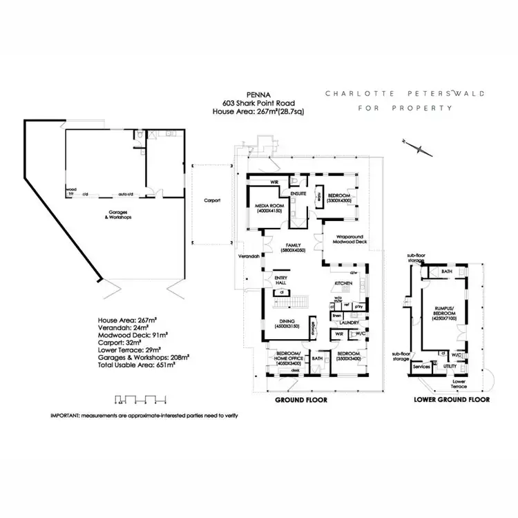 Floorplan of Homely house listing, 603 Shark Point Road, Penna TAS 7171