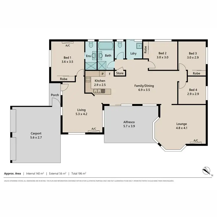 Floorplan of Homely house listing, 56 Regency Drive, Regents Park QLD 4118