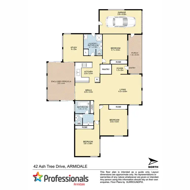 Floorplan of Homely house listing, 42 Ash Tree Drive, Armidale NSW 2350