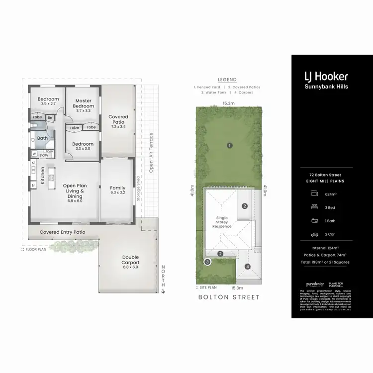 Floorplan of Homely house listing, 72 Bolton Street, Eight Mile Plains QLD 4113