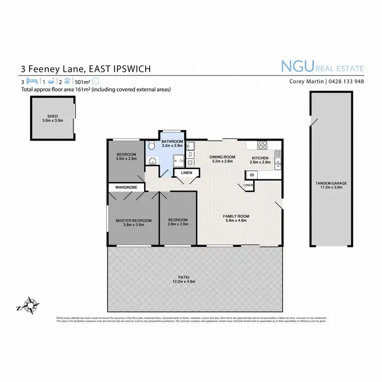 Floorplan of Homely house listing, 3 Feeney Lane, East Ipswich QLD 4305
