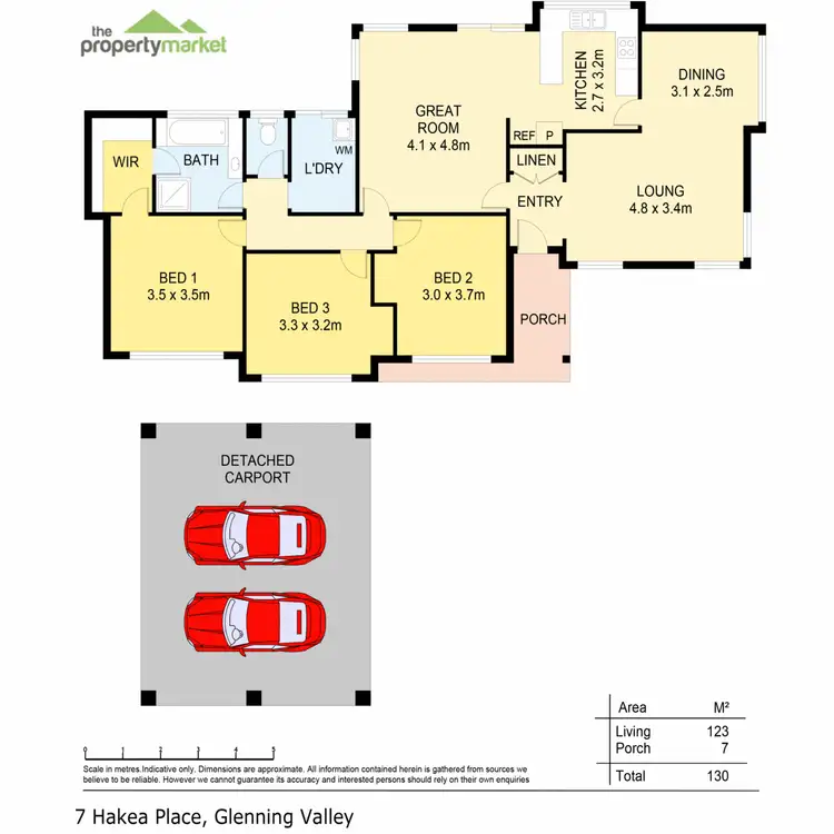 Floorplan of Homely house listing, 7 Hakea Place, Glenning Valley NSW 2261