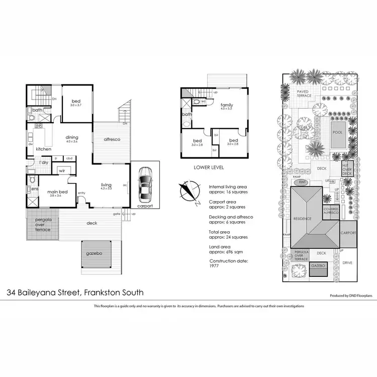 Floorplan of Homely house listing, 34 Baileyana Street, Frankston South VIC 3199