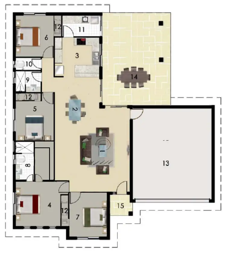 Floorplan of Homely house listing, 154 Hastie Road, Mareeba QLD 4880