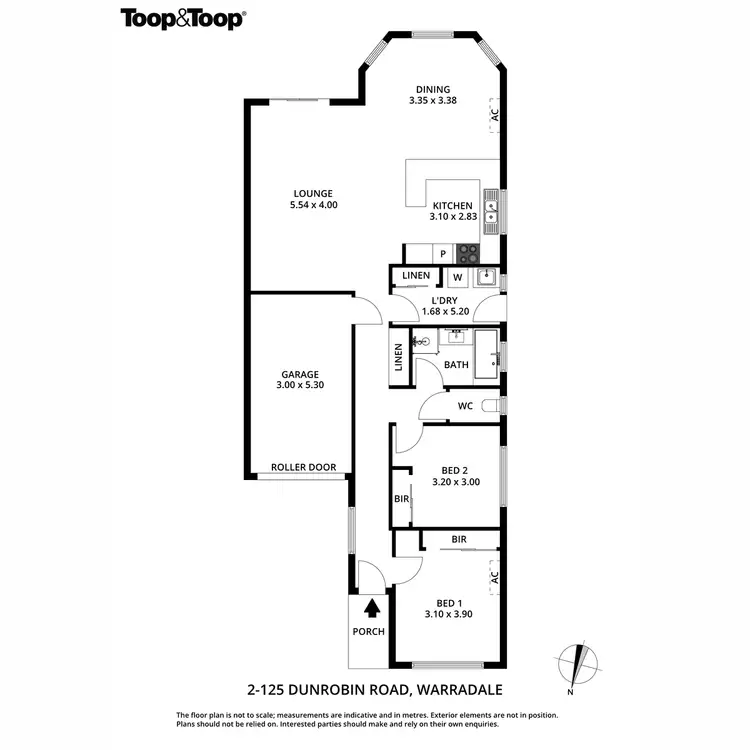 Floorplan of Homely house listing, 2/125 Dunrobin Road, Warradale SA 5046