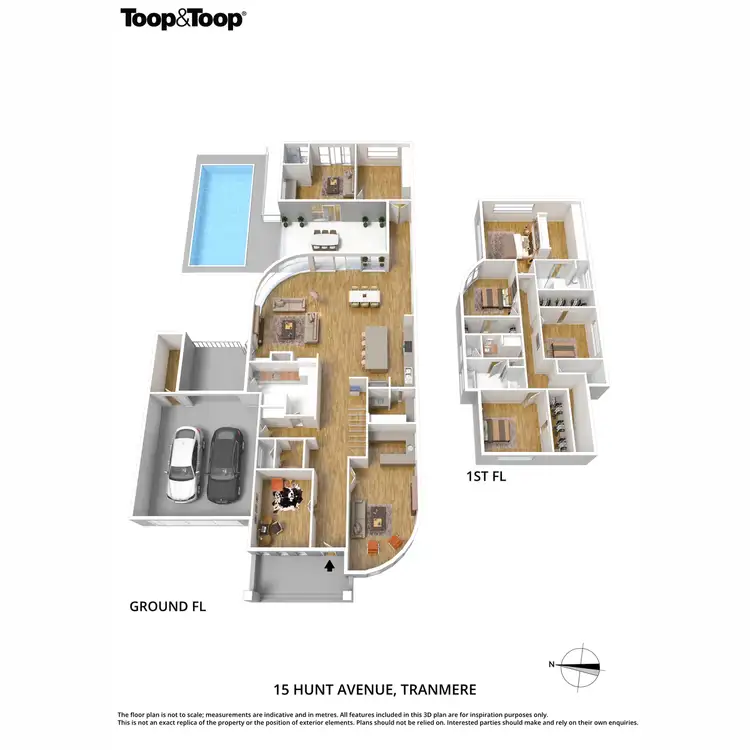 Floorplan of Homely house listing, 15 Hunt Avenue, Tranmere SA 5073