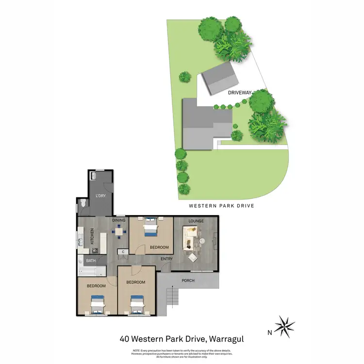 Floorplan of Homely house listing, 40 Western Park Drive, Warragul VIC 3820