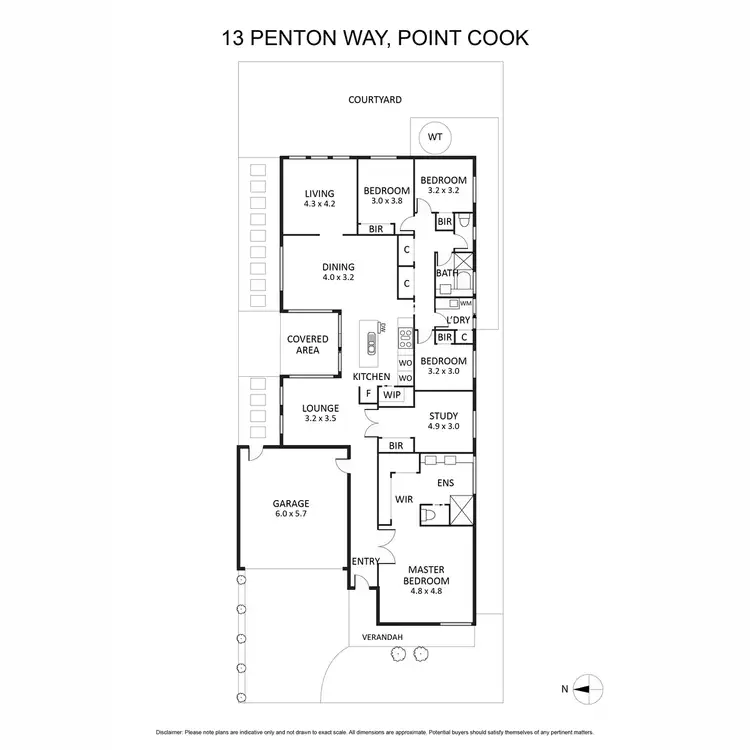 Floorplan of Homely house listing, 13 Penton Way, Point Cook VIC 3030